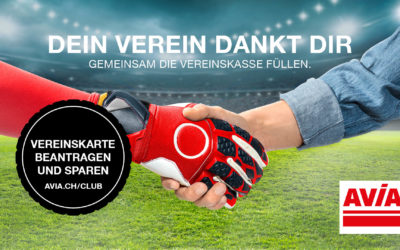 AVIA Promo „Dein Verein dankt Dir“