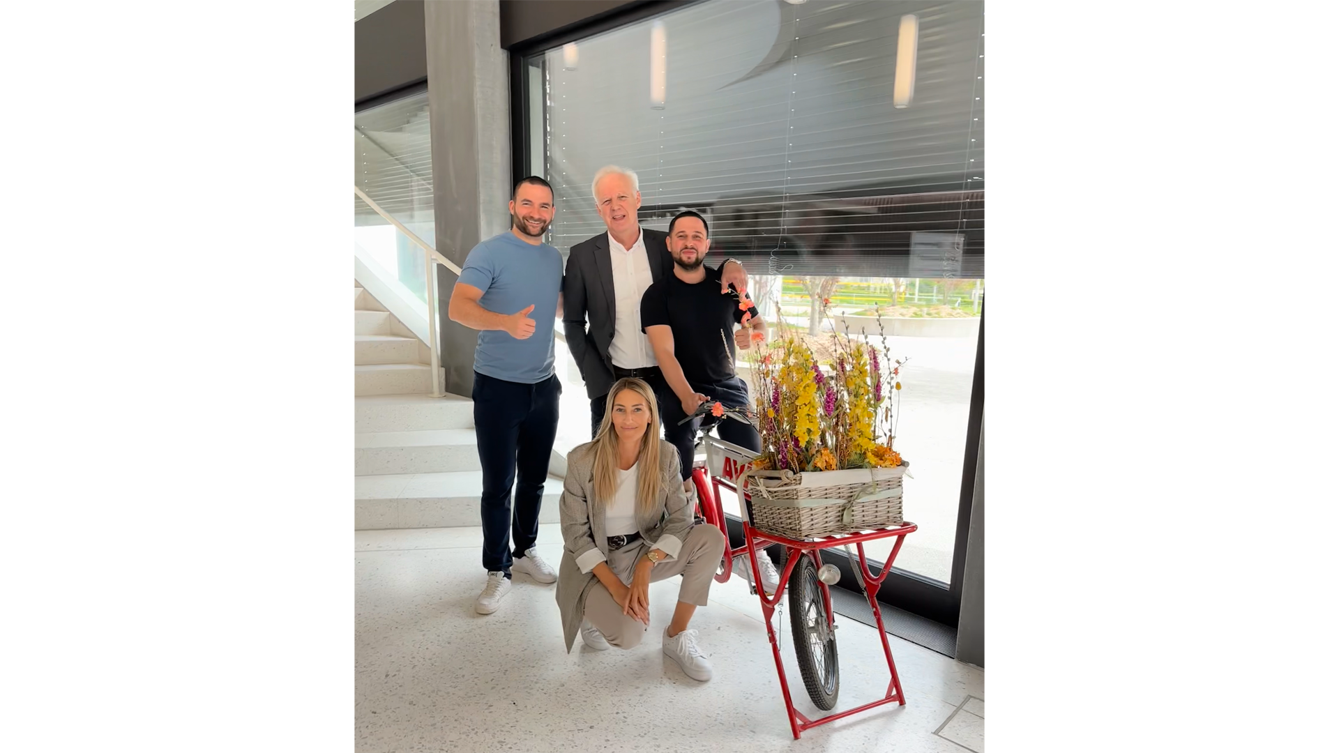 Teamfoto Ivo, Felix, Florent, Debby